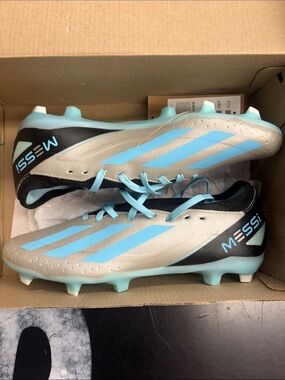 adidas X Crazyfast Messi.3 FG in Silver & Blue